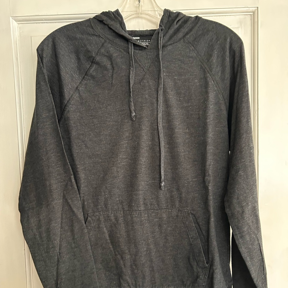 Charcoal light weight hoodie
